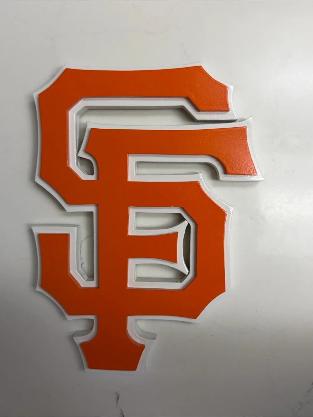 CUSTOM MADE 3D LAYER SAN FRANCISCO GIANTS WOOD SIGN